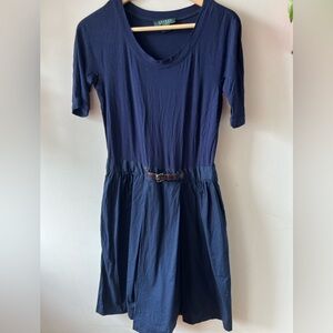 Lauren Ralph Lauren Vintage Belted Dress 8